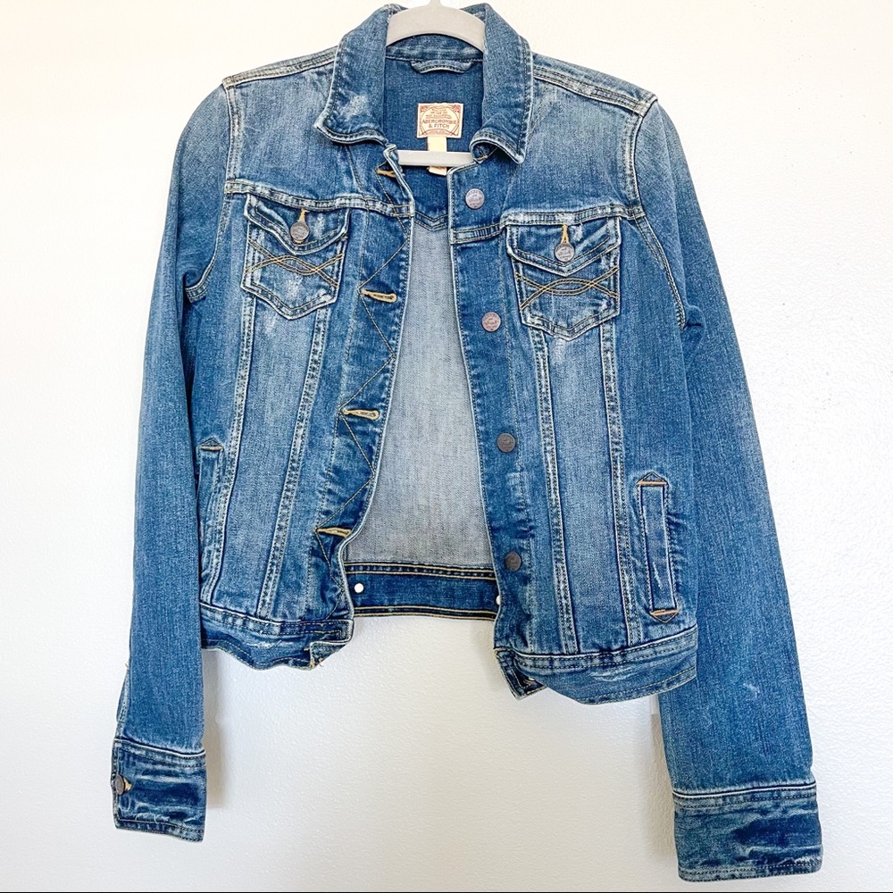 Abercrombie Jean Jacket Size S